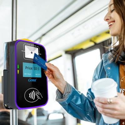 China smart card reader with advertising hardcover validator in gps 4g qr code nfc payment public transport for automated fare collection system depends for sale