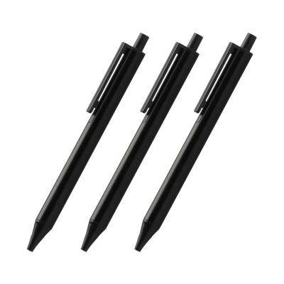 China Normal KACO TUBE Retractable Gel Ink Pens 0.5mm Fine Point Black Color Barrel with Black Ink for sale