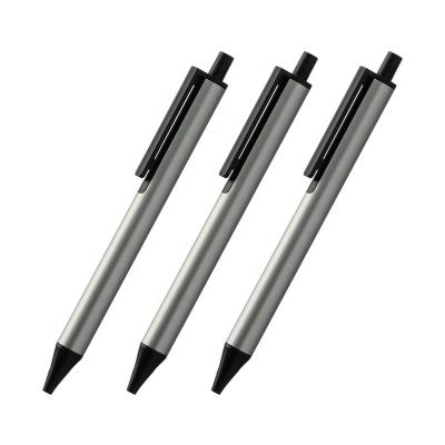 China Normal KACO TUBE Grey Color Barrel Retractable Gel Ink Pens 0.5mm Fine Point, Black Ink for sale