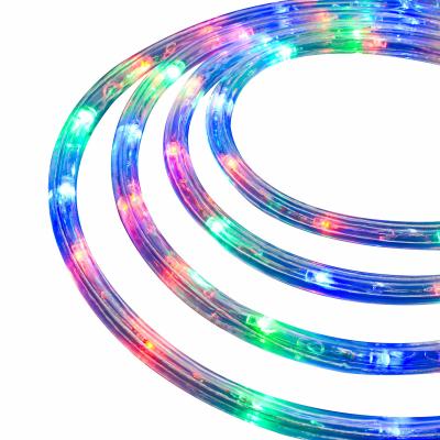 China Connect Clear Tube Rope Outdoor Wedding Butt Light Multi Bulb Led Summer Christmas Decor Holiday Garden String Led Light Rope Light for sale