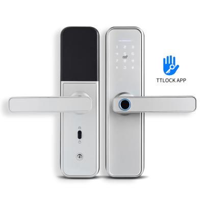 China Tuya/TTlock Electronic Waterproof Home Realm X5 Wifi Digital Fingerprint Smart Door Lock for sale