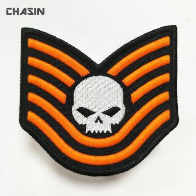 China Custom Biker Embroidery 3d Breath Patch 3d Lush Patch For Uniform for sale