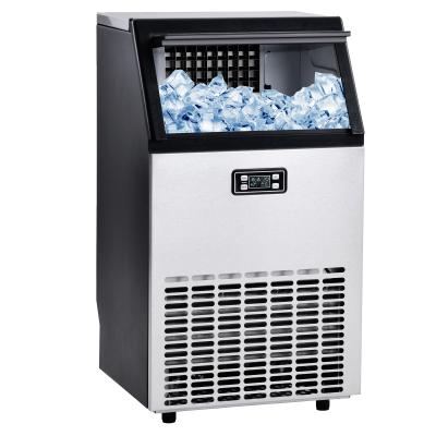 China Freestanding Electric Commercial Water Ice Maker Built-in Automatic Intake Maker Clear Ice Cube Maker With Scoop for sale