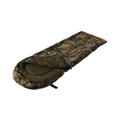 China Outdoor Cavity Fiber Camouflage Waterproof Camping Rise Camouflage Military Army Winter Sleeping Bag for sale