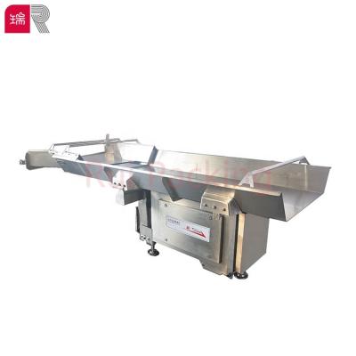 China Rui Packing RFE-100 Stainless Steel Heat Resistant Fast Food Rear Conveyor for French Fries, Cripsy Biscuit, Biscuits for sale