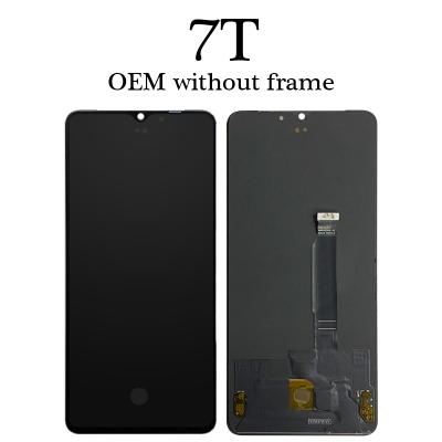 China Frameless oled TFT 7T lcd touch screen for oneplus newcomer lcd display screen repair for sale