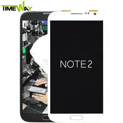 China HOT Selling TFT LCD Touch With OLED Frame For Samsung Note 2 High Quality Mobile Phone N7100 Replacement Parts for sale