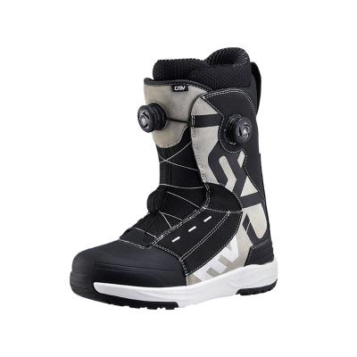 China New Promotion Quick-wear Double Button System Strong Boa Stability Comfortable Snowboard Ski Boots for sale