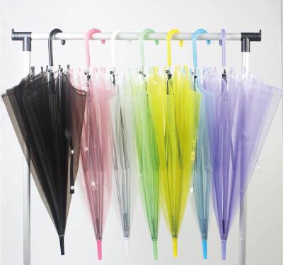 China All In 1 Fashionable Clear PVC Transparent Waterproof Cloth Umbrella Child Umbrella Parasol For Student for sale