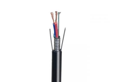 Chine Câble coaxial de liaison de fibre hybride mobile des réseaux 6 Core3.0mm, câble cuivre hybride de fibre de PBT à vendre