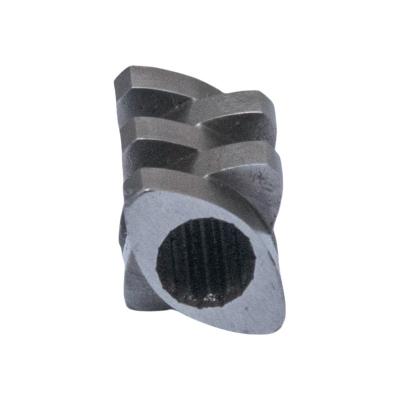 China Wear Resistance Neutral Kneading Block 90 Degree Extruder Components For Puffed Food for sale