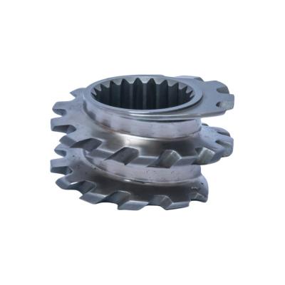 China TEX65 Zester Mixing Element Silver Color Extruder Screw Element For Plastic And Rubber Machinery for sale