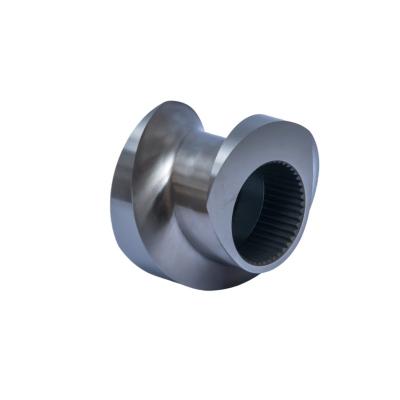 China HRC58 - HRC62 Nitriding Screw Elements SFV Wide Edge Screw Element for Twin Screw Extruder for sale