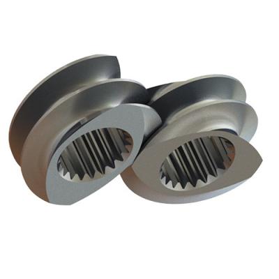 China Dia 10mm Compression Elements Vacuum Hardening Twin Screw Elements For Rubber Industry for sale