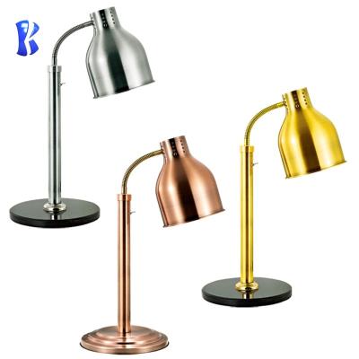 China Desgin OKEY Modern Kitchen Equipment Buffet Heater Lamp Stainless Steel Food Warmer Lamp for sale