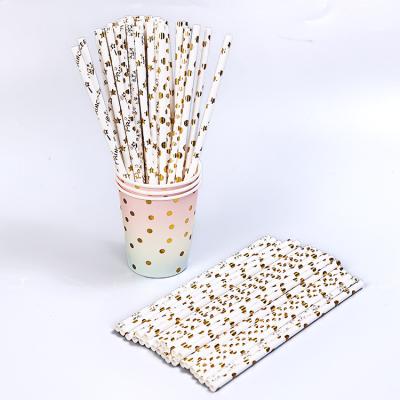 China Paper Biodegradable Eco Friendly Straw Bar Accessories Organic Drinking  Straw Wholesale 100 Customized Logo drink straws for sale