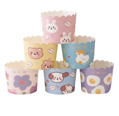 China Disposable Beautiful and practical cupcake wrappers can be customized with your own logo baking cupcake liners for sale