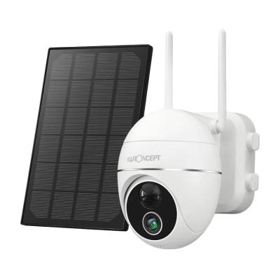 China Support WIFI solar power security camera system rechargeable battery two way audio outdoor solar wireless video surveillance for sale