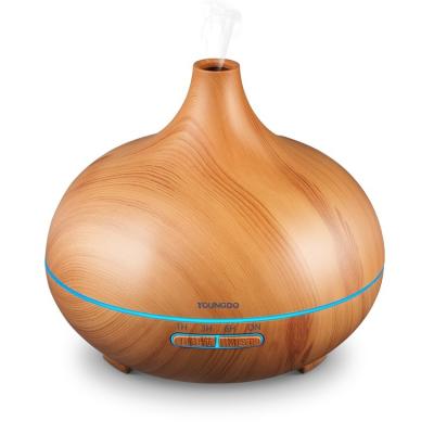 China Farewell to dry air & 3 Time Modes 2021 Innovate Selling Perfume Humidifier Aroma Diffuser Custom Wood Aroma Diffuser for sale