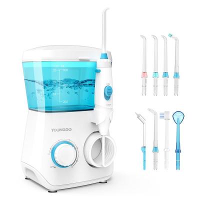 China YOUNGDO Hotel Irrigator Tooth Cleaner Replacement Heads Water Flosser Cordless Toothbrush Dental Water Flosser for sale