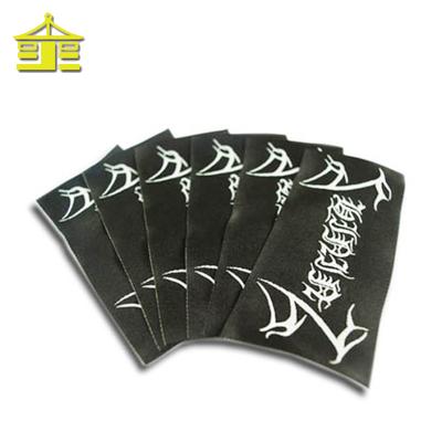 China Sustainable Garment Custom Apparel Woven Working Label Design Name Labels For Clothes for sale