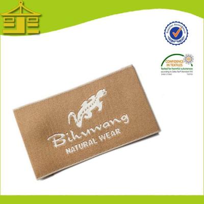 China Viable Custom Cheap Woven Apparel Label Woven Label For Purses Custom Woven Label For Designer T Shirts for sale