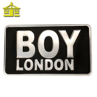 China 3D Self Adhesive Sublimation Fashion Kids Brand 3d Garment Custom Woven Hat Apparel Iron Patch for sale