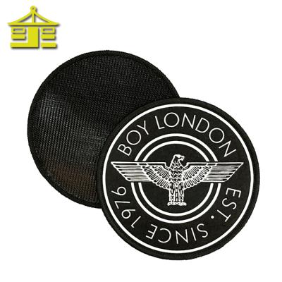 China Large Tape Viable T-shirt Epaulet Jacket Iron On Clothing Machine Custom Woven Badge Custom Patch for sale