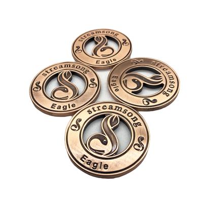 China Advertising Factory Outlet Hot Sale Recommend Custom Metal Souvenir Coins for sale