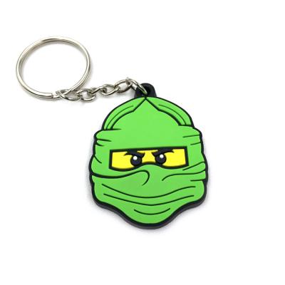 China High quality OEM Odm eco custom soft PVC souvenir soft key chain lego key chain for sale