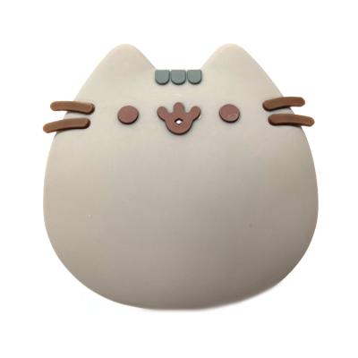 China Eco-Friendly Custom Designs Cat Silicone Pouch Bag Cute Animal Silicone Coin Purse Bag for sale