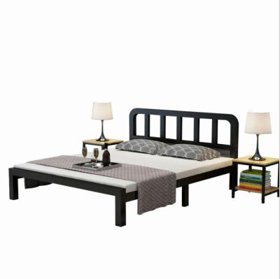 China New Design Queen Size Modern Black Suitable Foldable Bed Lightweight Furniture Luxury Children's Price Bedroom Bed for sale