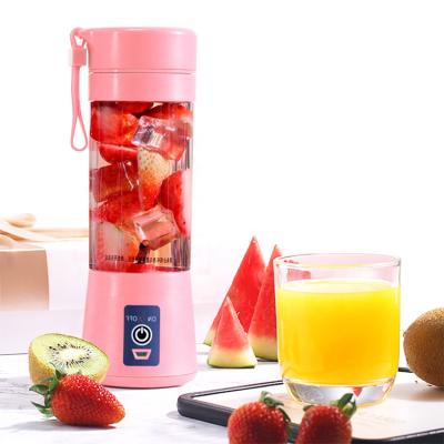 China Handheld Crushing USB Rechargeable Portable Blender Fruit 6 Blades Juicer Cup For Gift for sale