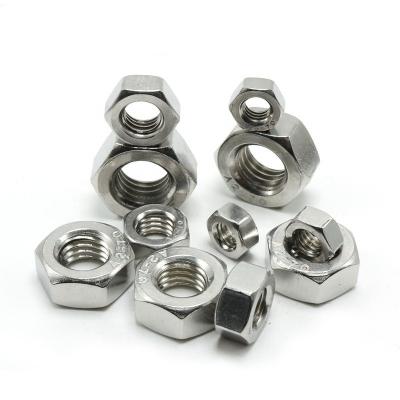 China Heavy Industry Custom 304 Stainless Steel 316 321 2205 Hex Nut Fastener for sale