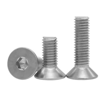 China Wholesale Stainless Steel Hexagon Head Socket Countersunk Cap Bolts for sale