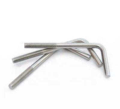 China Stainless Steel L Bolt 304 Stainless Steel J Bolt 316 A2-70 And Ground Screw for sale