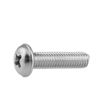 China Head Pan HSL Machine Screw Pan Cross Recessed Machine Screw With Joint Furniture Screw Wholesale Titanium TA2 TC4 GR2 for sale