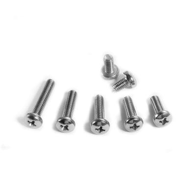 China Pan HSL Machine Screw Pan Head Cross Recessed Machine Screw M3 M4 M5 M6 M8 Stainless Steel Pan Head Screw DUPLEX 2205 2507 STEEL for sale