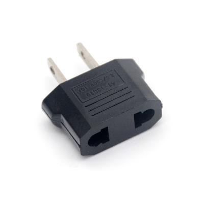 China Residential/Multipurpose EU EURO EURO to US Travel Power Plug Adapter Converter Travel Conversion European to American Outlet Plug Adapter for sale