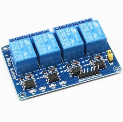 China Sealed 4 channel relay control board with optical coupler. Relay Output 4 Way 5V Relay Module For Arduino for sale