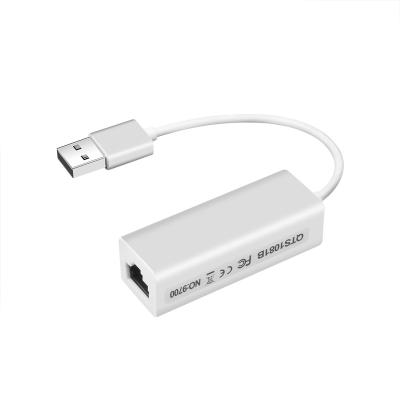 China LAPTOP High Speed ​​USB 2.0 RJ45 To Network Card Micro USB To Lan Adapter For RJ45 PC Laptop Windows XP 7 for sale