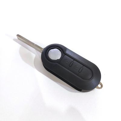 China ABS Plastic Replacement Car Remote Key Case Shell For Fiat 500 Punto Panda Stilo Brava for sale