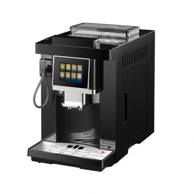 China Commercial One Touch 3.5inch Screen One Touch Cappuccino/Latte/Espresso Maker Bean To Cup Ground Automatic Espresso Coffee Machine for sale