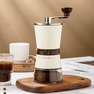 China Customized Portable Burr Mill Adjustable Setting Hand Coffee Grinder Conical Manual Coffee Grinder for sale