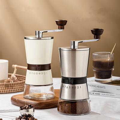 China Portable Coffee Grinder Small Portable Hand Mill Professional Adjustable Espresso Setting Manual Coffee Grinder for sale