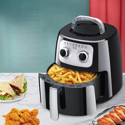 China Mini Automatic Digital Electric Commercial Oil Free Multifunctional Adjustable Home Air Healthy Easy Cleaning Fryer for sale