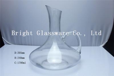 China machine blown glass wine decanter with ice cooler for wholesale for sale