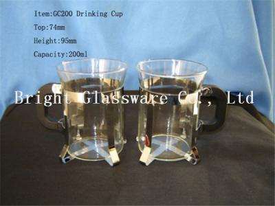 China glass shot glass with handle for wholesale for sale