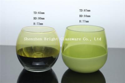 China Best design blown glass candle holder for decoration for sale