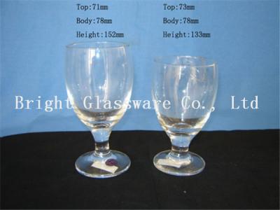 China clear Water Goblets, wine goblet glass sale for sale